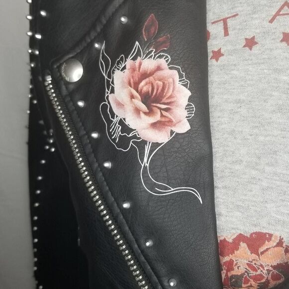 BLANKNYC Faux Leather Heartbreaker Moto Jacket - Picture 6 of 8